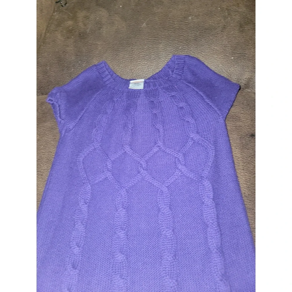 Gymboree fairy tale‎ forest purple sweater dress size 7